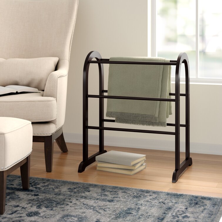 Living room best sale blanket rack